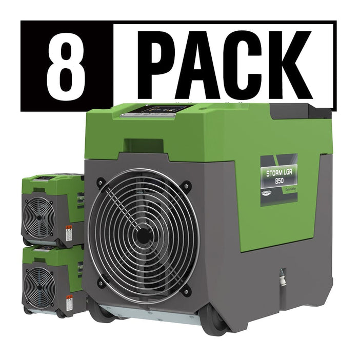 AlorAir LGR 850 Industrial Commercial Dehumidifier - LGR 850-green-pack of 8