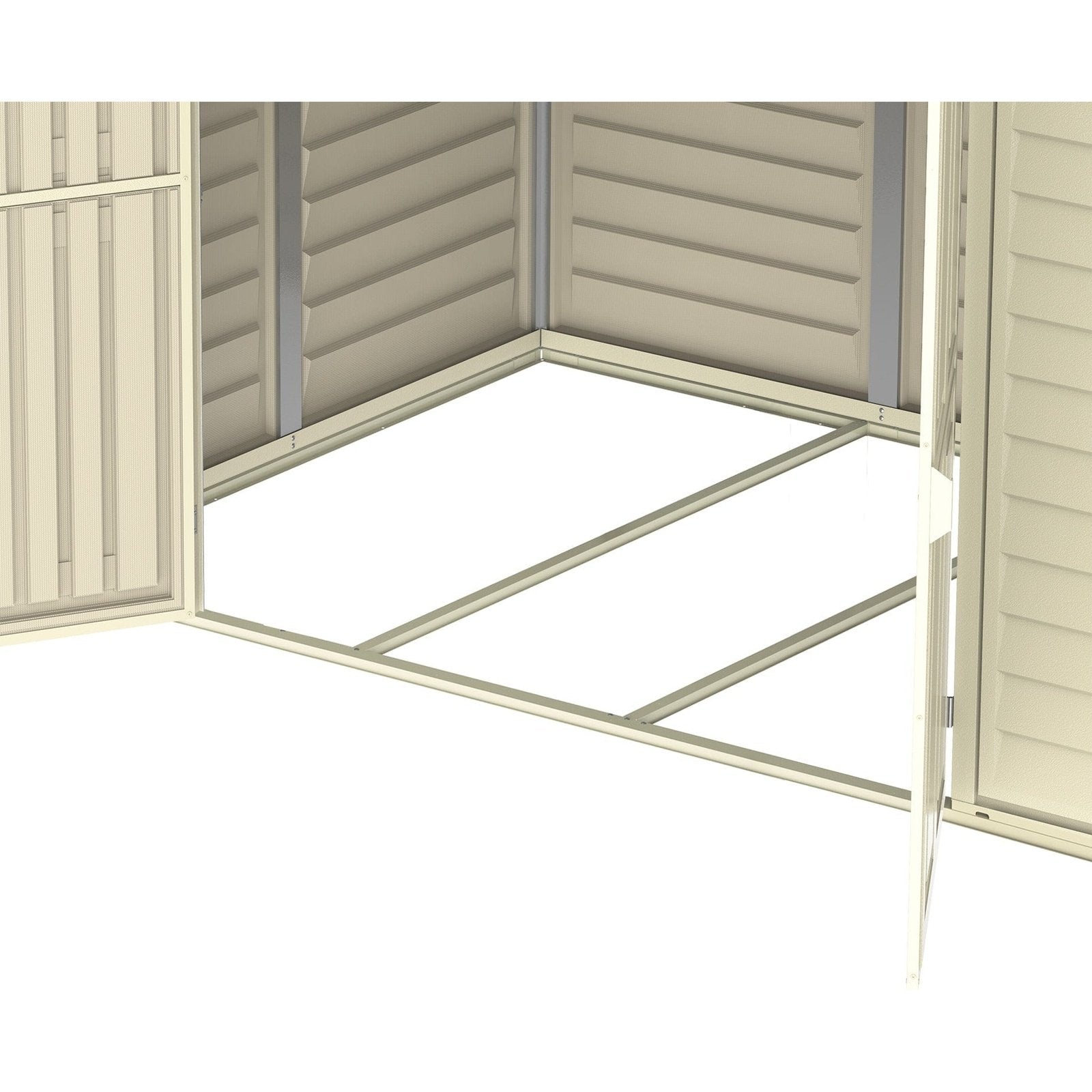 Duramax 8' x 8' DuraMate Shed with Foundation Kit 00384 - Backyard Provider