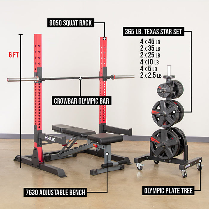 Xm fitness online rack