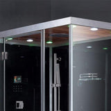 Platinum DZ961 Steam Shower - DZ961F8-LEFT-Black