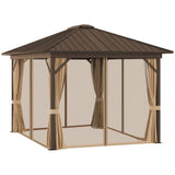 Outsunny 10' x 12' Hardtop Gazebo - 84C-095V01