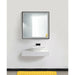 Krugg Soho 36" X 36" Black LED Bathroom Mirror SOHO3636B - Backyard Provider