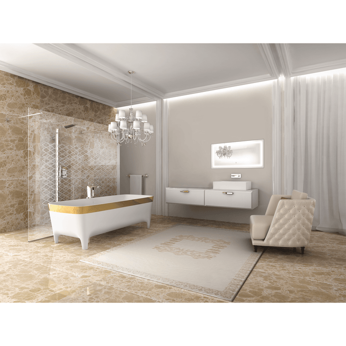 Krugg Icon 48" X 24" LED Bathroom Mirror with Dimmer & Defogger  Lighted Vanity Mirror  ICON4824 - Backyard Provider