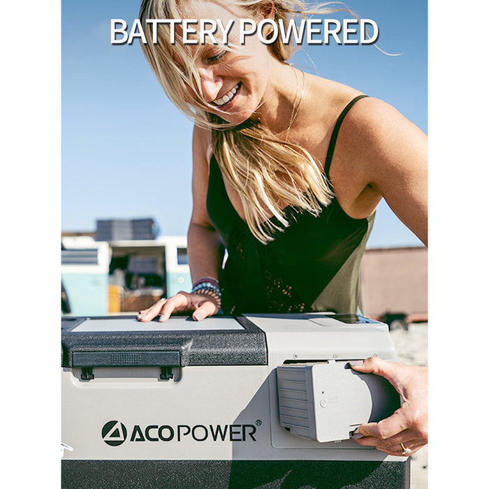 ACOPOWER LionCooler X30A Portable Solar Fridge Freezer, 32 Quarts - HY-X30A-U