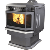 Ashley Hearth AP5660 Bay Front Pellet Stove 2,200 sq. ft. 45 lb Hopper 48,000 BTU Black New