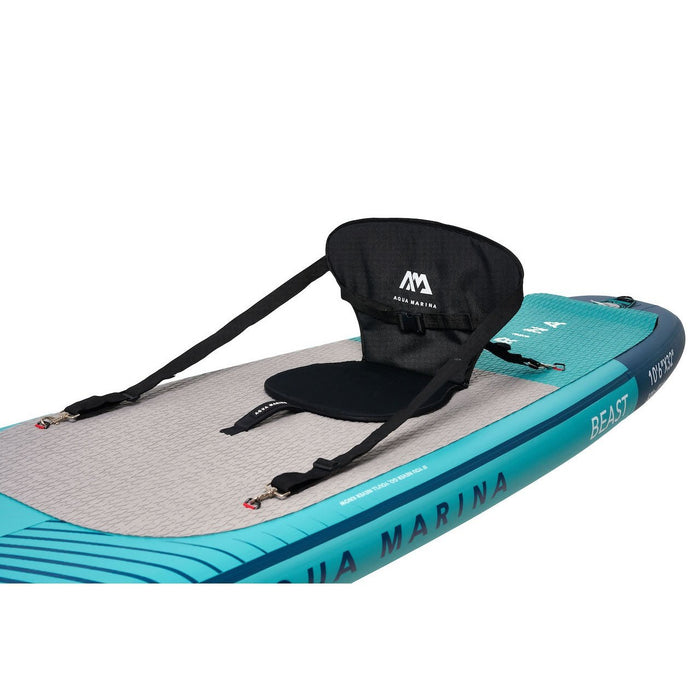 Aqua Marina 10’6″ Beast Aqua Splash - Advanced All-around iSUP, 3.2m/15cm, with carbon/fiberglass hybrid PASTEL paddle and coil leash