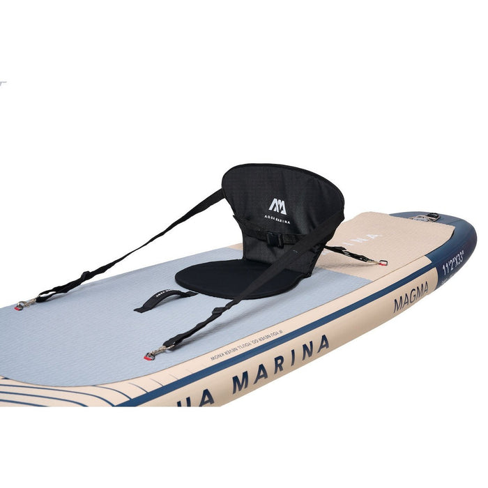 Aqua Marina 11’2″ Magma Earth Wave - Advanced All-around iSUP, 3.4m/15cm, with carbon/fiberglass hybrid PASTEL paddle and coil leash