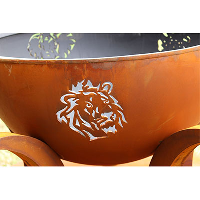  Africa's Big Five Fire Pit Lion