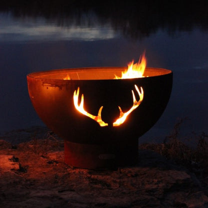 Antlers Fire Pit at night