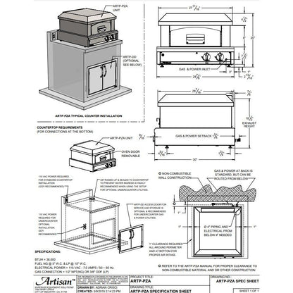 Artisan Pizza Oven Diagram