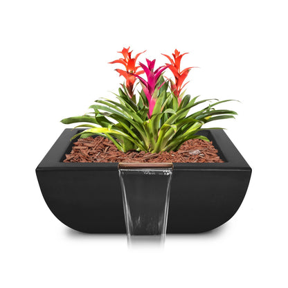 Avalon Concrete Planter & Water Bowl Black