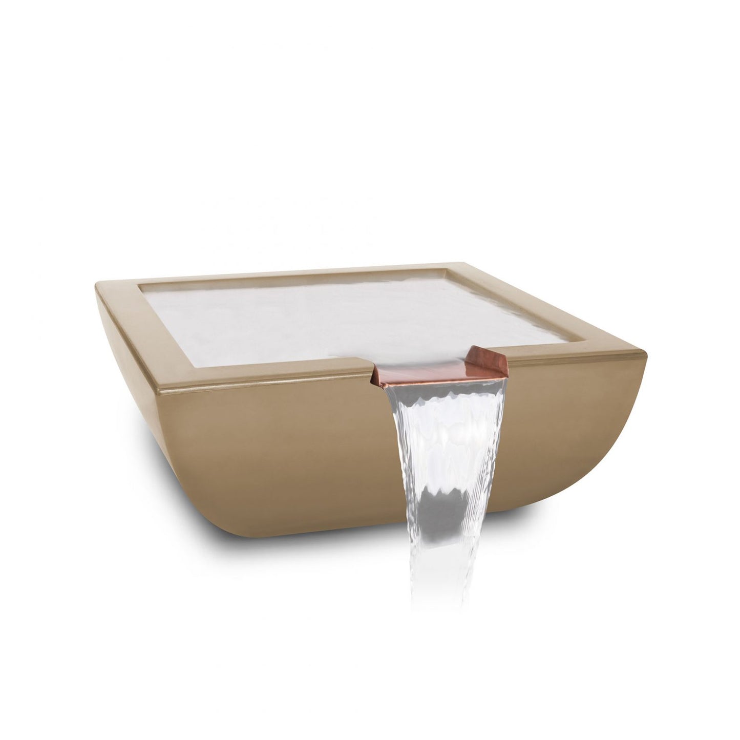 Avalon Concrete Water Bowl Brown