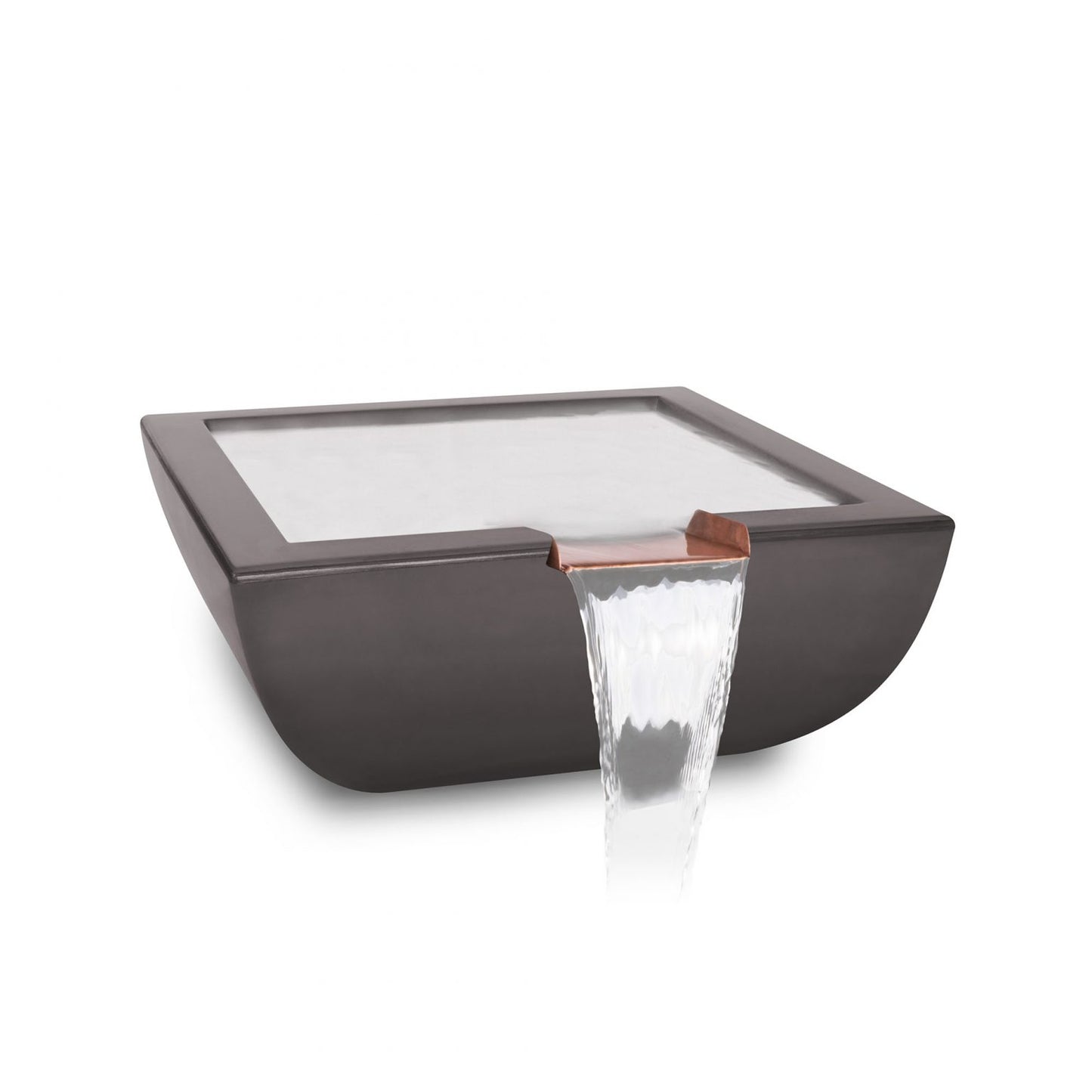 Avalon Concrete Water Bowl Chestnut