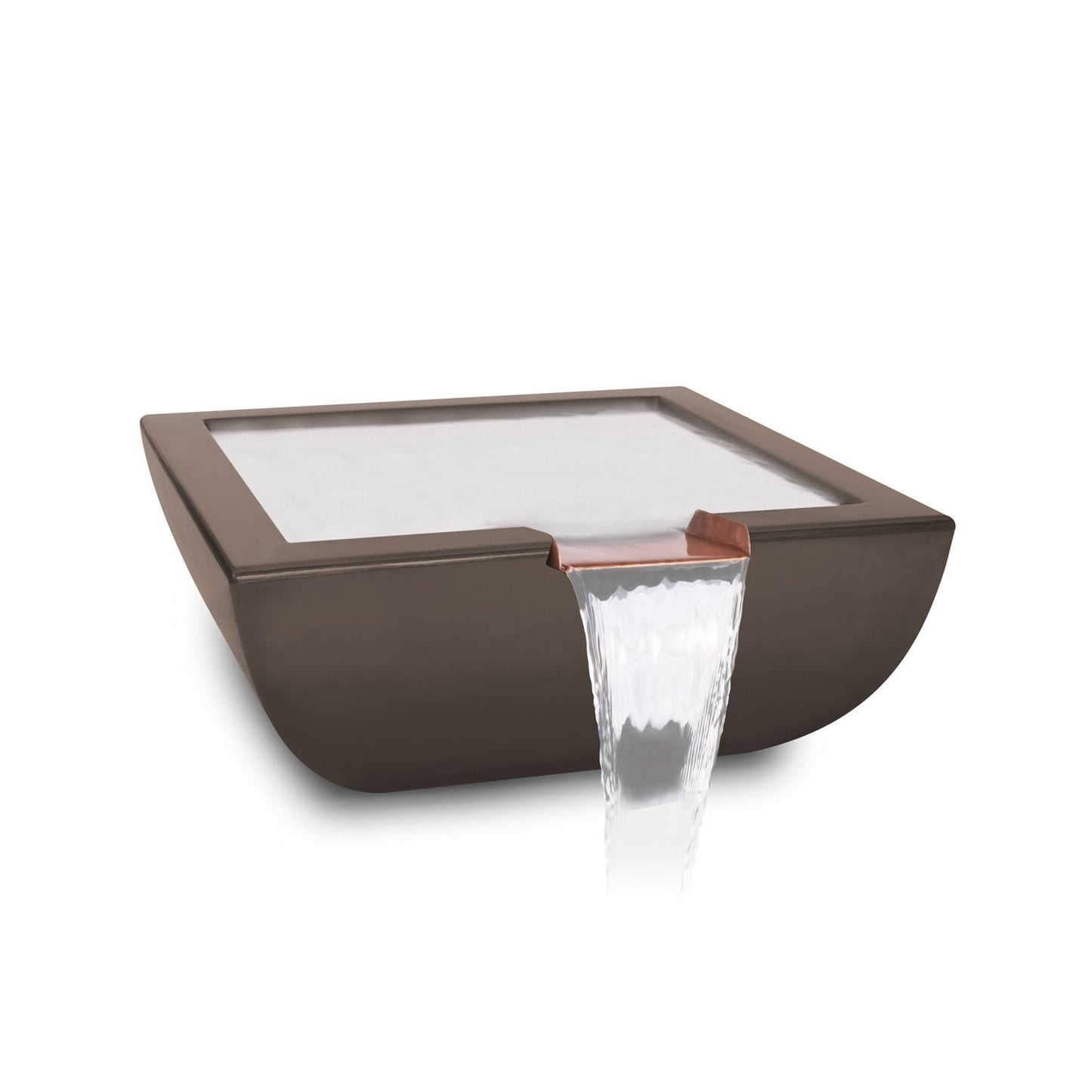 Avalon Concrete Water Bowl Chocolate