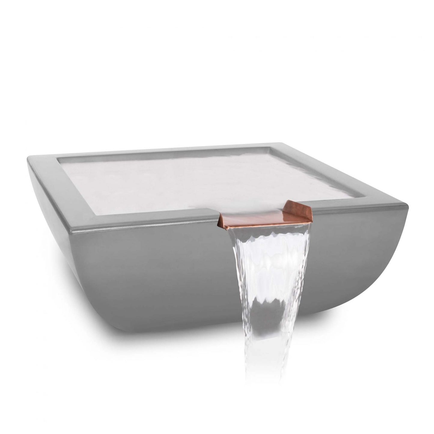 Avalon Concrete Water Bowl Natural Gray