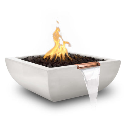 The Outdoor Plus Avalon Concrete Fire & Water Bowl Limestone