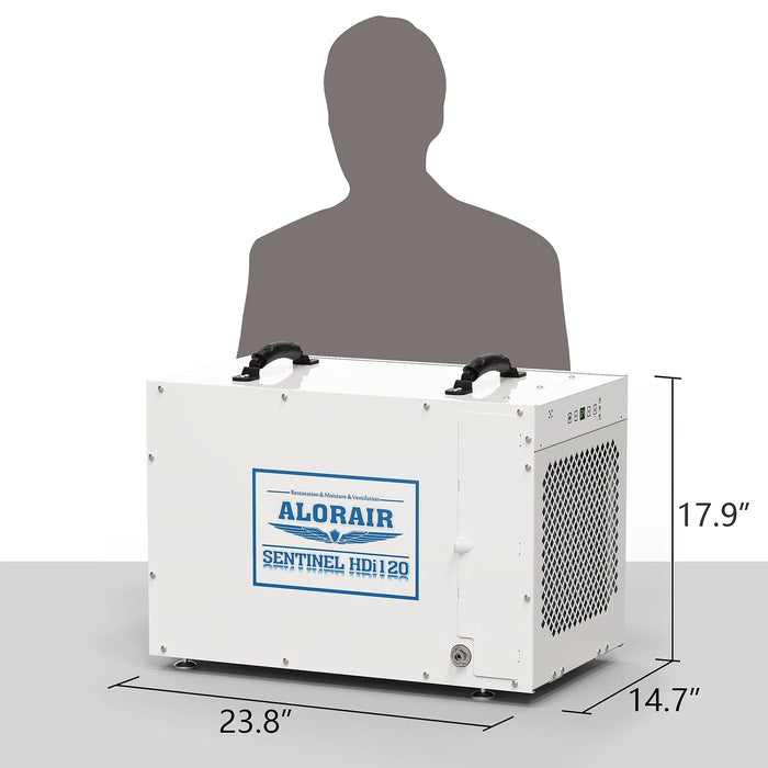 AlorAir Sentinel HDi120 Whole House Dehumidifier, 120 Pints at AHAM, up to 3,300 sq. ft. - Sentinel HDi120