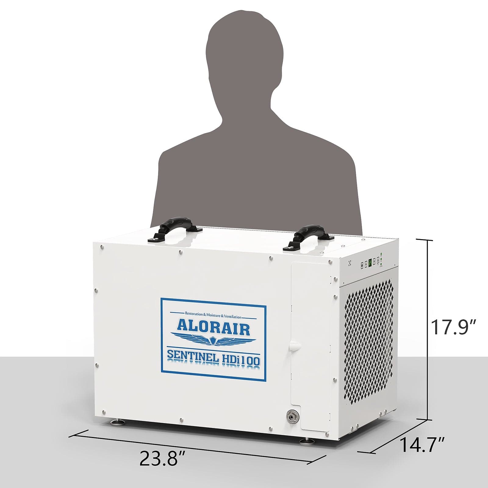 AlorAir Sentinel HDi100 Whole Home Dehumidifier, 100 Pints at AHAM, up to 2,900 sq. ft. - Sentinel HDi100