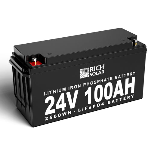 24V 100Ah LiFePO4 Lithium Iron Phosphate Battery - Backyard Provider