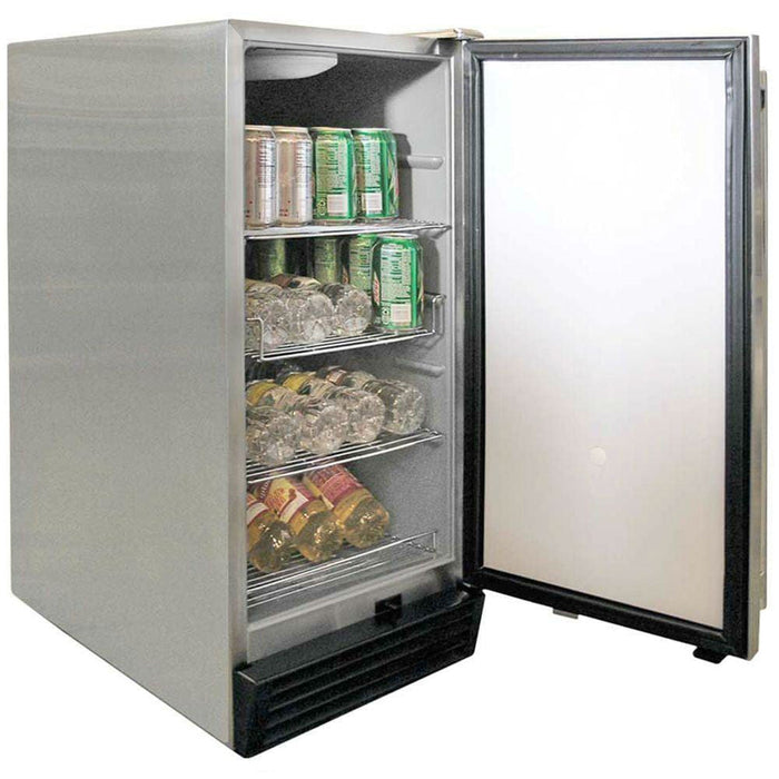 Cal Flame Outdoor Stainless Steel Refrigerator 3.25 cu. ft. BBQ10710