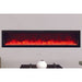 Amantii Panorama 88-inch Slim Built-in Indoor/Outdoor Linear Electric Fireplace - BI-88-SLIM-OD