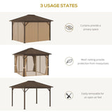 Outsunny 10' x 12' Hardtop Gazebo - 84C-095V01