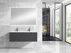 Lucena Bath 48" Bari Floating Vanity with Ceramic Sink in White, Grey, Green or Navy - Backyard Provider