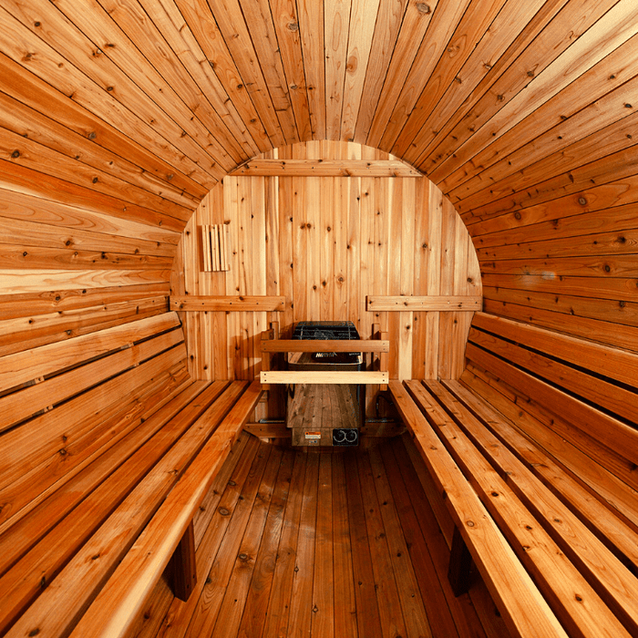 Almost Heaven Audra 2-4 Person Canopy Barrel Sauna