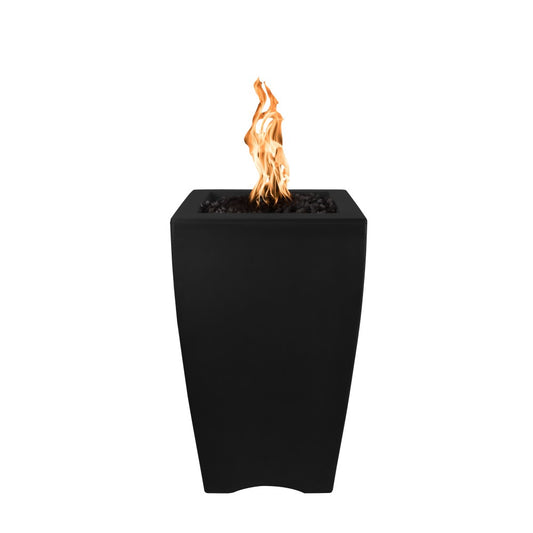 Baston Concrete Fire Pillar Black