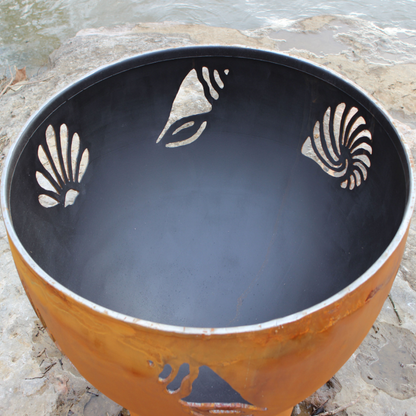 Beachcomber Fire Pit - original design close-up