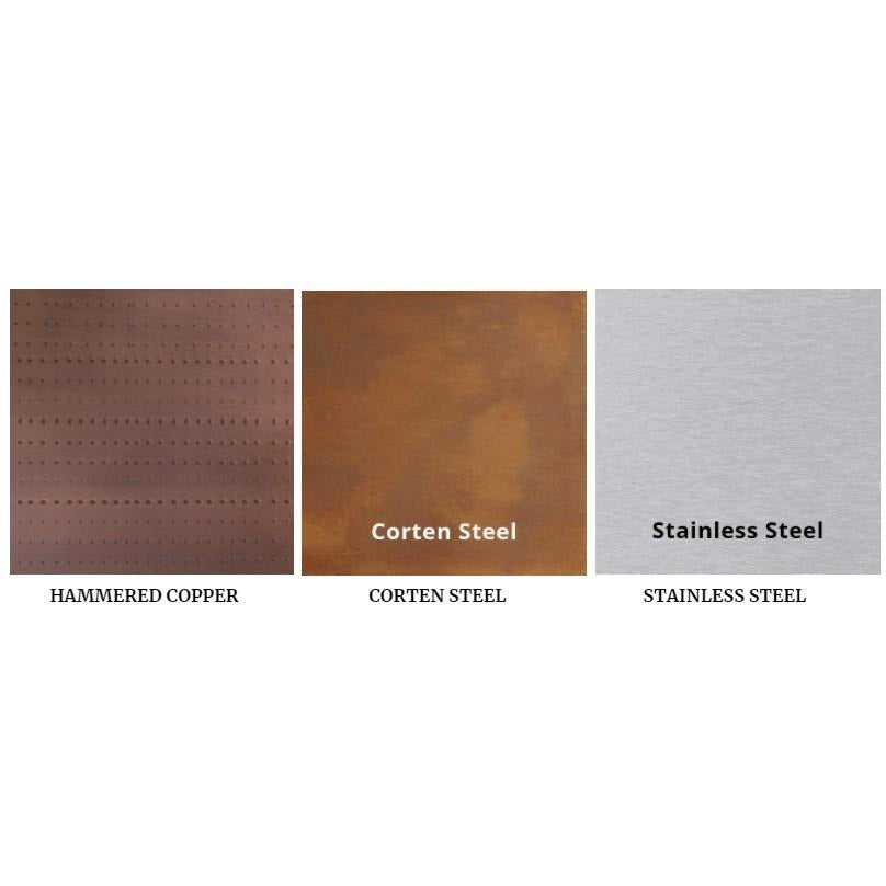 36" Beverly Fire Pit Metal Swatches