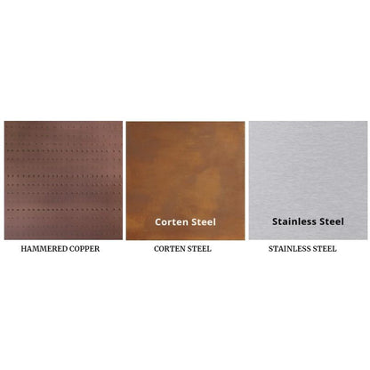 36" Beverly Fire Pit Metal Swatches