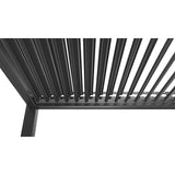 Bon Pergola 10' x 13' Manual Aluminum Louver Starry Pergola - BP-MASP-DG-10X13