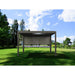 Bon Pergola Manual Wind Resistant Side Shade/Screen - Only for Villa Pergola Add-on Only - BP-MWRS-WH