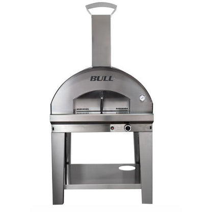 Bull Gas Fired Outdoor Pizza Oven with Cart - Front View