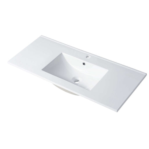 Blossom Ceramic Basin 48″ X 18″ Top-Mount Rectangular Single – C04 4818 S - Backyard Provider