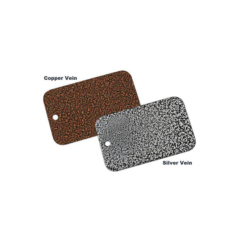 Chicago Brick Oven 750 Mobile - Copper and Silver Vein Swatches