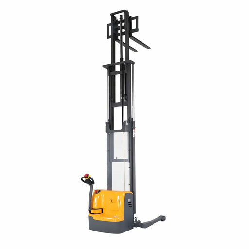 Apollolift Powered Forklift Full Electric Walkie Stacker 3300 lbs Cap. 220"Lifting A-3030 - Backyard Provider