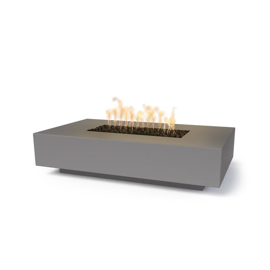 56" Cabo Linear Concrete Fire Pit Natural Gray