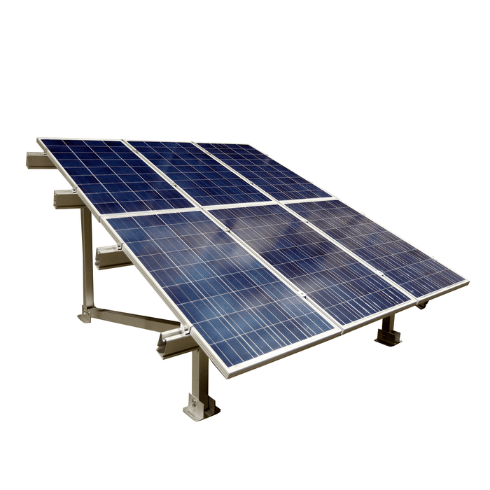 Aims Power 190-380 Watt Solar Ground Mount Racks for 6 Panels