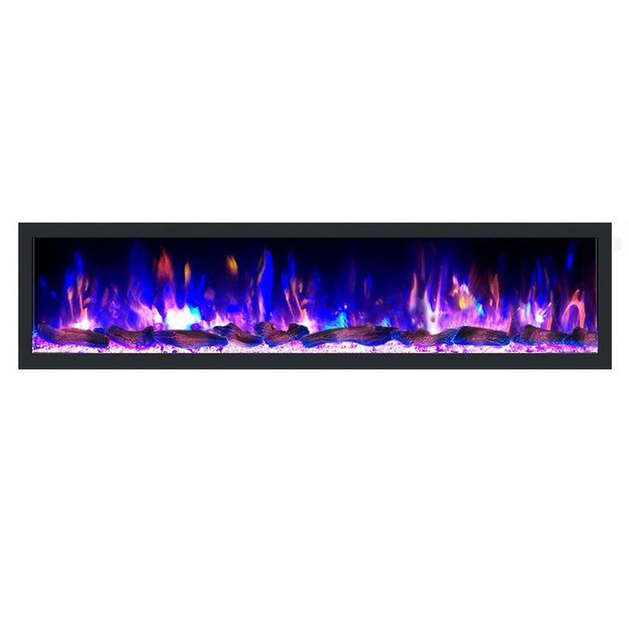 Dynasty Cascade 74'' Recessed Linear Electric Fireplace - DY-BTX74