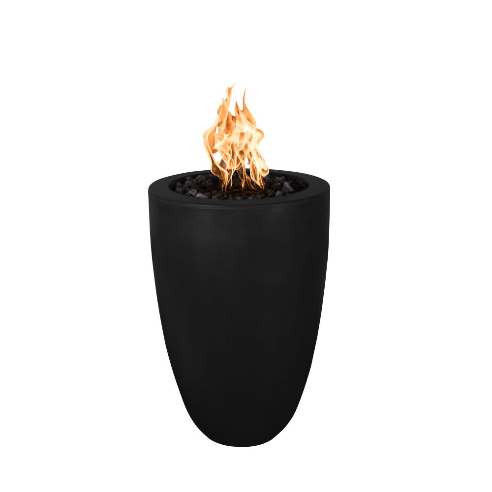 Castillo Concrete Fire Pillar Black