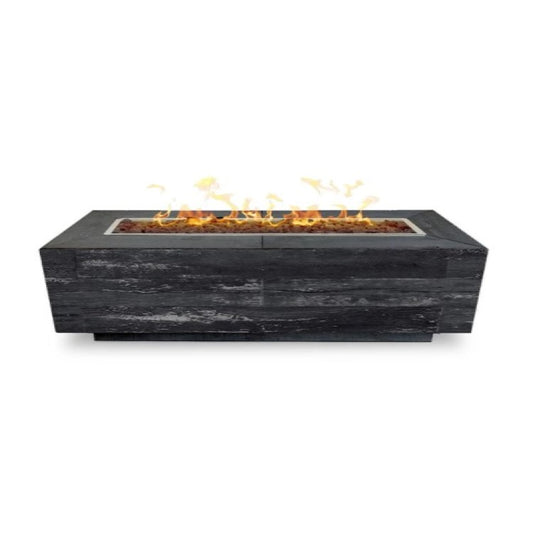 Catalina Wood Grain Fire Pit Ebony