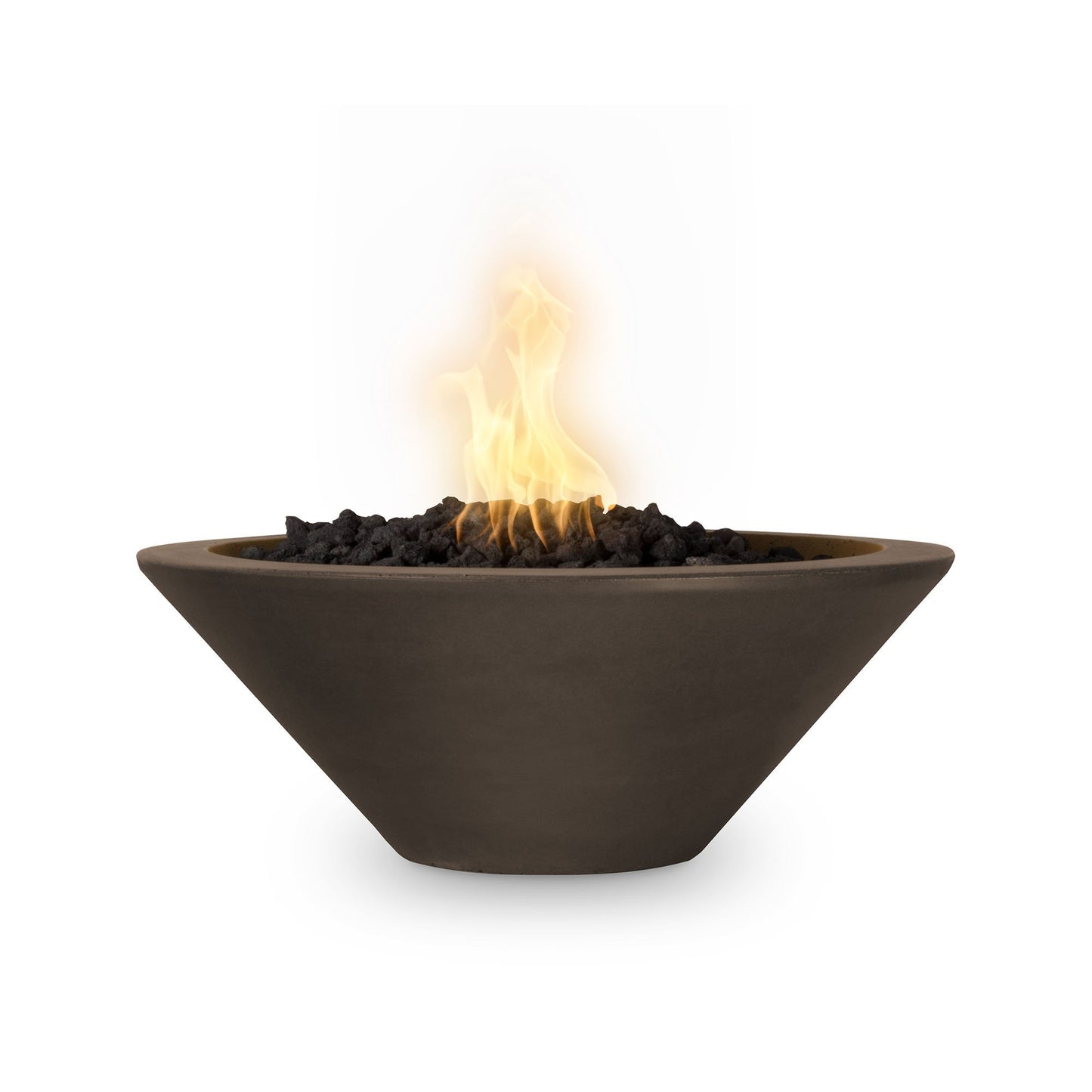 48" Cazo Concrete Fire Bowl Chocolate