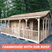 Cedarshed Farmhouse Shed Kit - FH1612