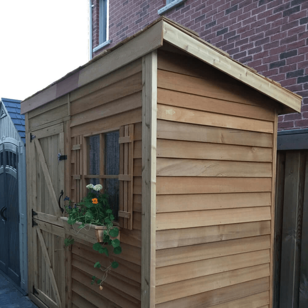 Cedarshed Lean To Storage Bayside Shed - B63