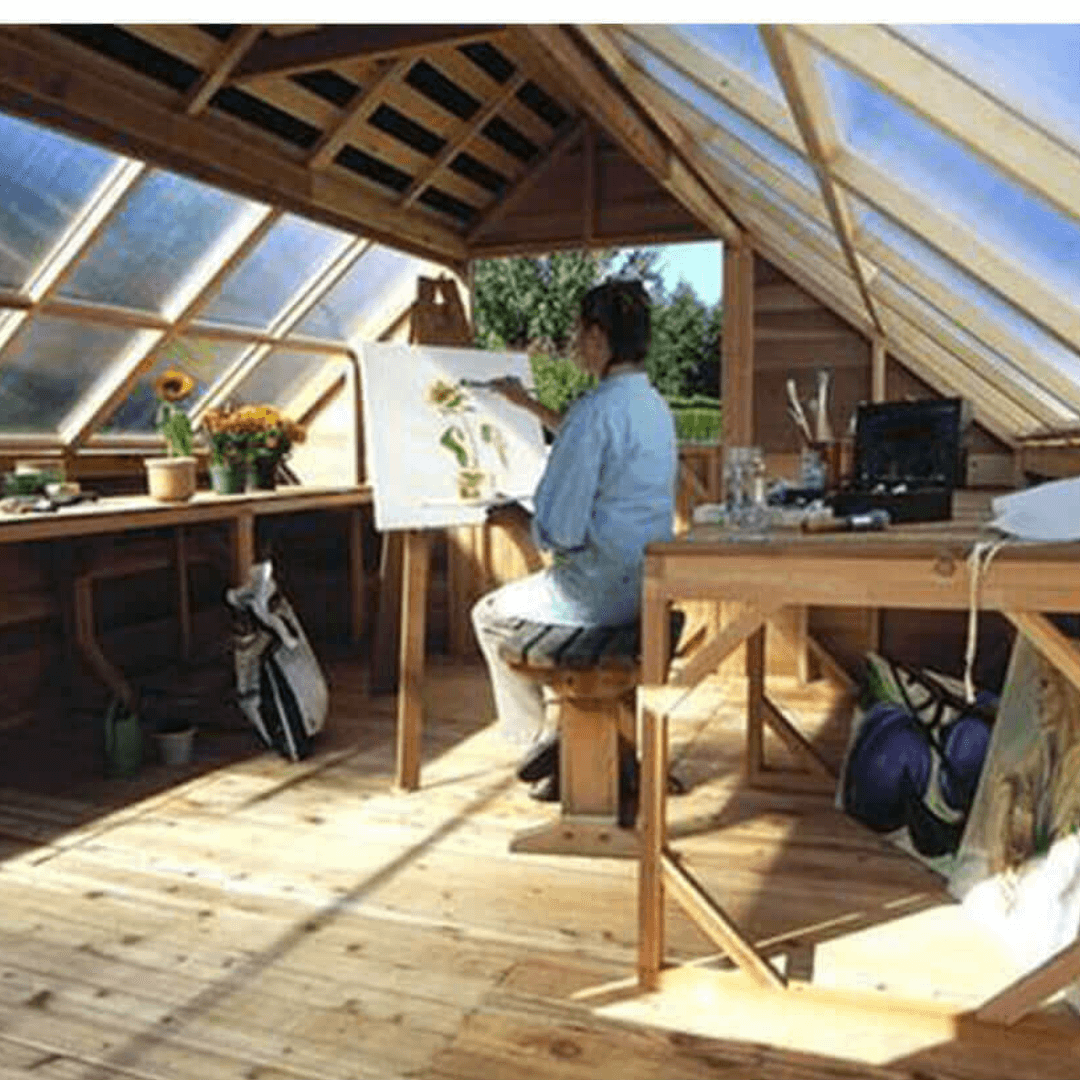 Cedarshed Sunhouse Western Red Cedar Greenhouse - SH88