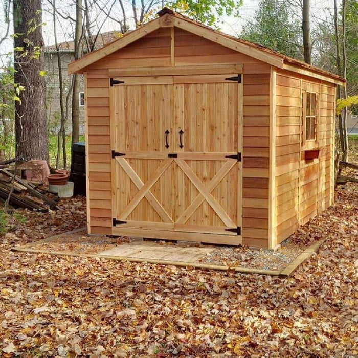 Cedarshed Rancher Large Shed Kit and Storage Solution - R66