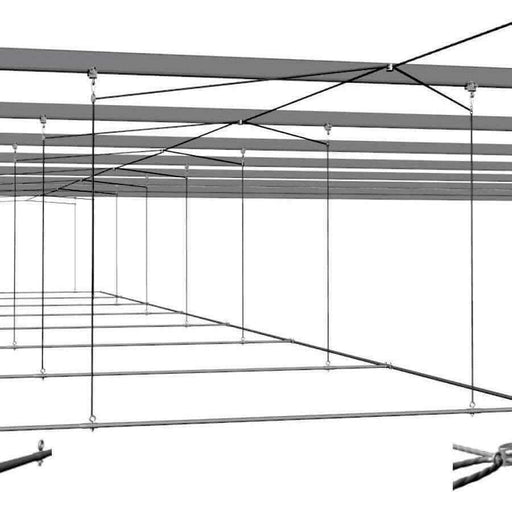 Cimarron Sports Batting Cage 'Air Frame' With TW-2000 Winch