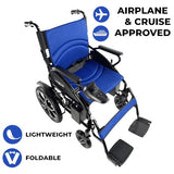 ComfyGo 6011 Folding Electric Wheelchair - 6011 - Backyard Provider